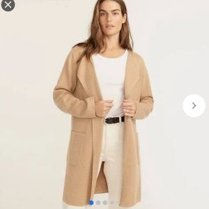 J. Crew Juliette Collarless sweater- Blazer